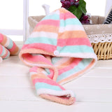 Women Hair Microfiber Rapid drying Bathroom Bath Towels.