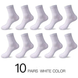 HSS 2020 Men's Cotton Socks. New styles 10 Pairs / Lot, Black Business Men Socks. Breathable Spring Summer socks for Men,US size(6.5-12).