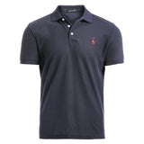 New Man Polo Shirt. Mens Casual Deer Embroidery Cotton Polo shirt .