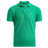 New Man Polo Shirt. Mens Casual Deer Embroidery Cotton Polo shirt .