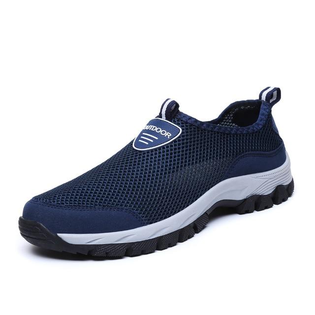 Men Sneakers. Breathable Sneakers Shoes For Men. A Comfortable Men Loafers Shoes Without Laces.