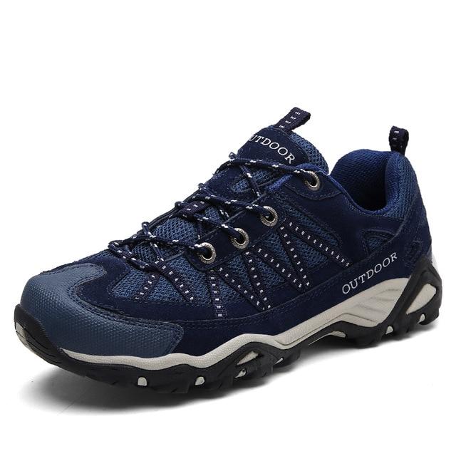 Non-Slip Hiking Shoes For Men. Breathable Tactical Climbing and Trekking Shoes.