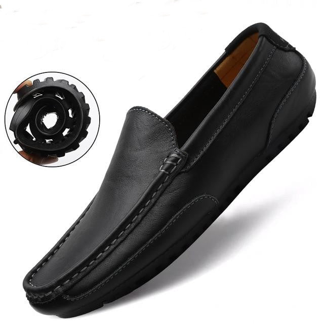 Casual Slip on Loafers. Men Moccasins Shoes.