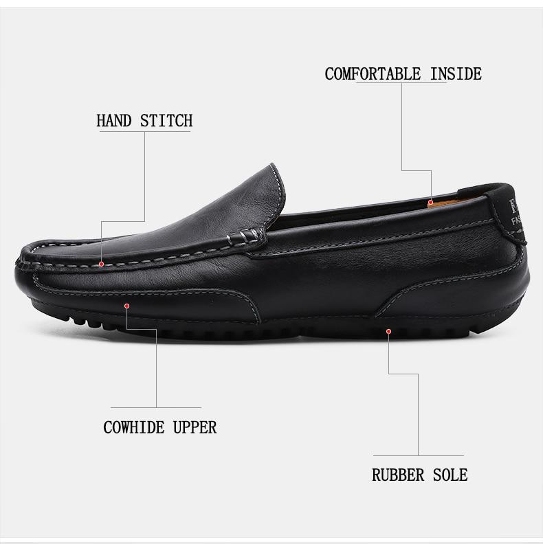 Casual Slip on Loafers. Men Moccasins Shoes.