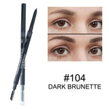 5 Color Double Ended Eyebrow Pencil. Waterproof Long Lasting No Blooming Rotatable Eyebrow Pen.