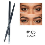 5 Color Double Ended Eyebrow Pencil. Waterproof Long Lasting No Blooming Rotatable Eyebrow Pen.