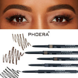 5 Color Double Ended Eyebrow Pencil. Waterproof Long Lasting No Blooming Rotatable Eyebrow Pen.