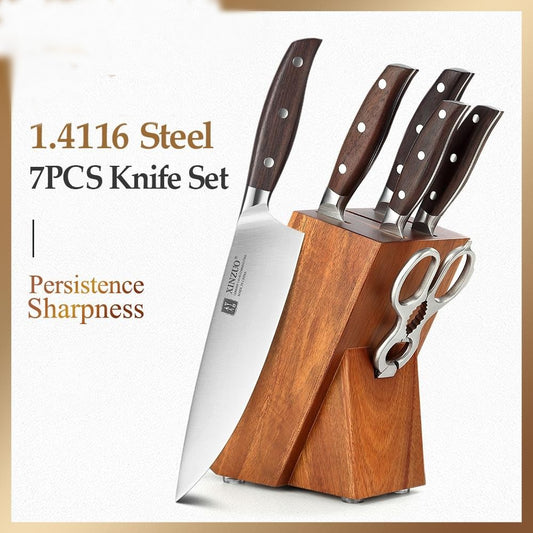 7PCs Kitchen Knife Set. Stainless Steel Kitchen knife Chef Set .