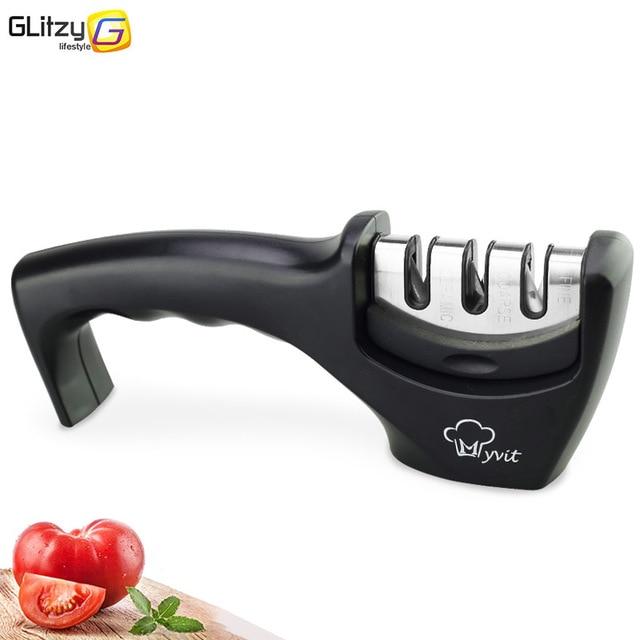 Knife Sharpener.3 Stages Professional Whetstone Kitchen knife Sharpener.