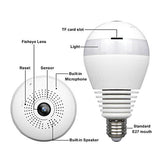 Panoramic Wireless Light Bulb Camera. Wifi 360 Degree Light bulb Camera.