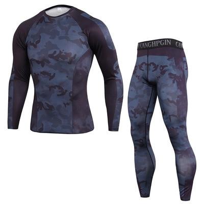 Men Compression Sportswear Suits. Gym Tights Training Clothing. Training Sports Set. Dry Fit Running Tracksuit .