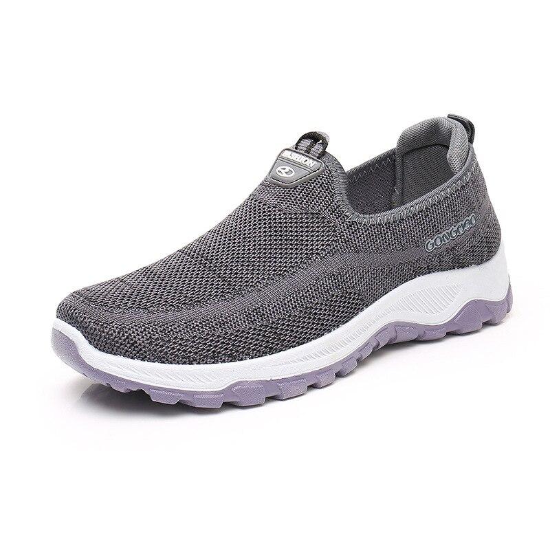 Men Sneakers. Breathable Sneakers Shoes For Men. A Comfortable Men Loafers Shoes Without Laces.