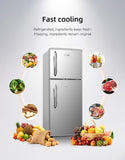 SkyRun Double Door Refrigerator. Energy-saving Refrigerator.